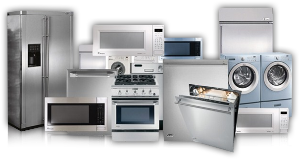 Assorted Home Appliances Collection PNG Image