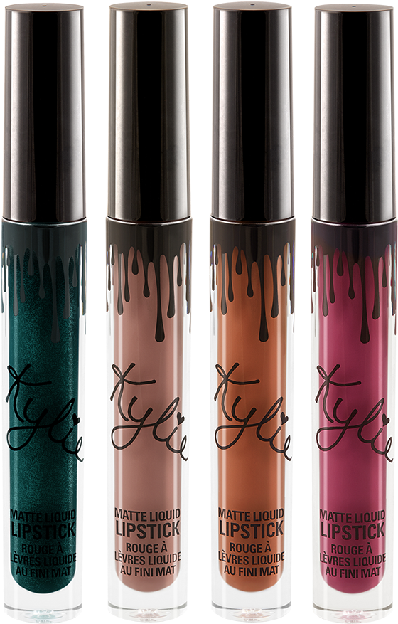 Assorted Matte Liquid Lipsticks PNG Image