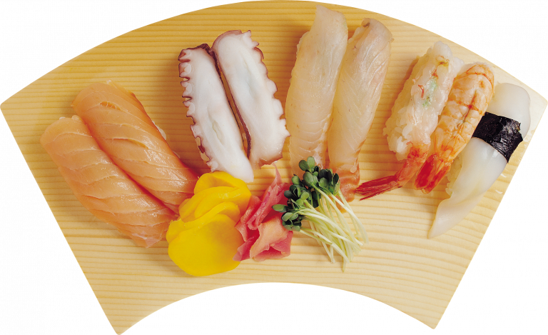 Assorted Nigiri Sushi Platter PNG Image