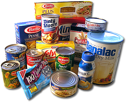 Assorted Pantry Items Collection PNG Image