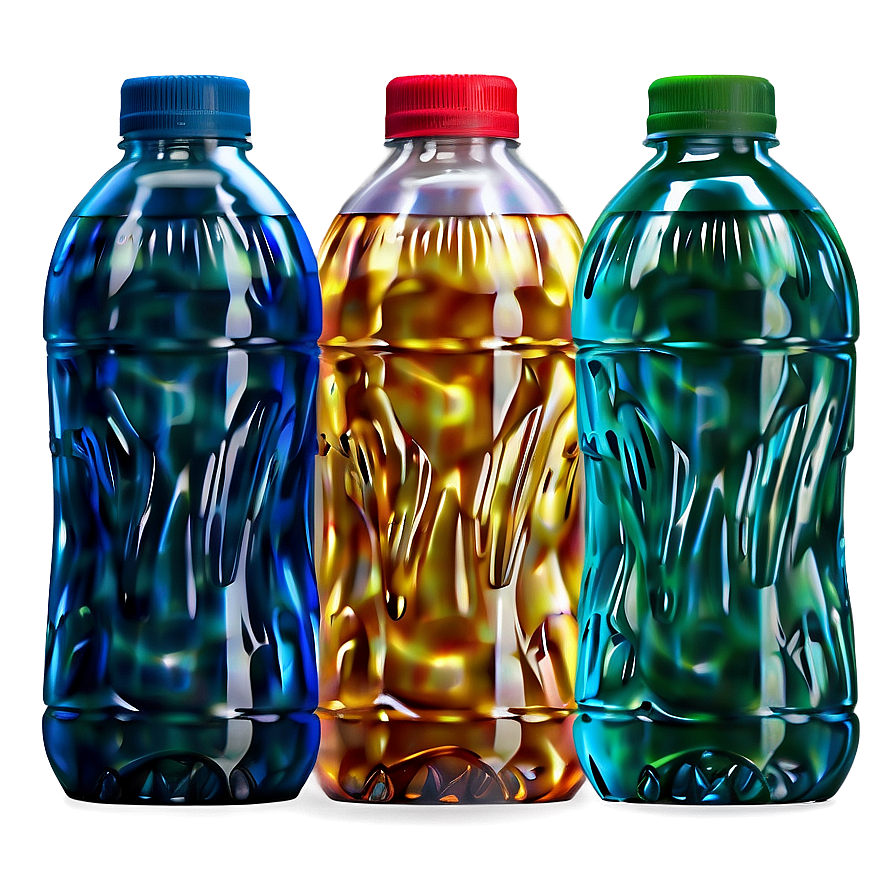 Assorted Plastic Bottle Set Png Ydv89 PNG Image