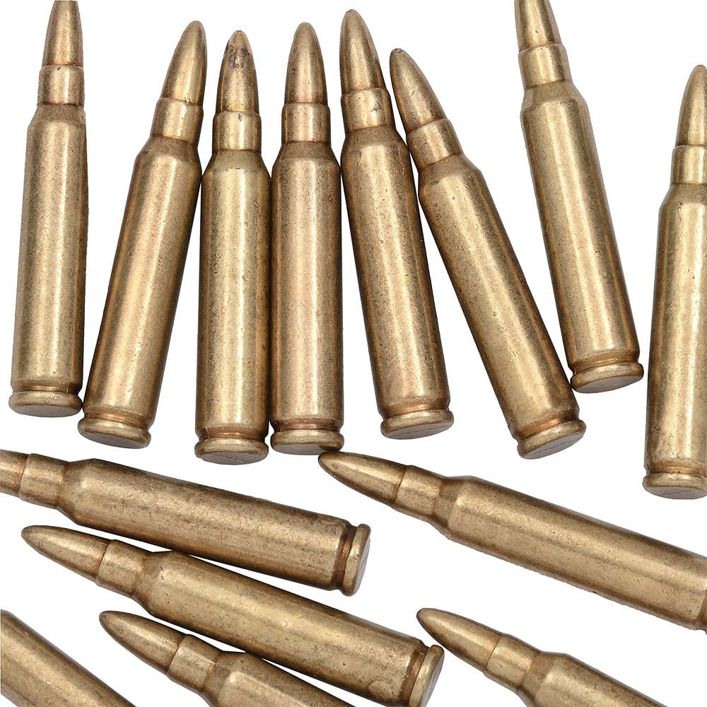 Assorted Rifle Bullets Background PNG Image