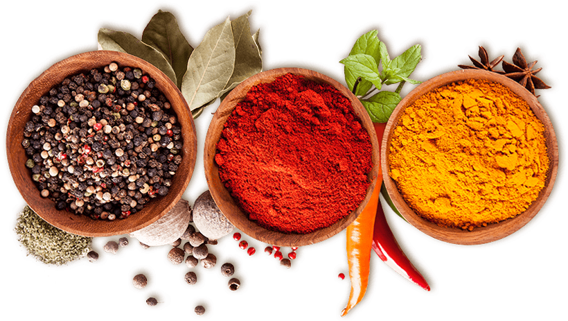 Assorted Spices Selection PNG Image