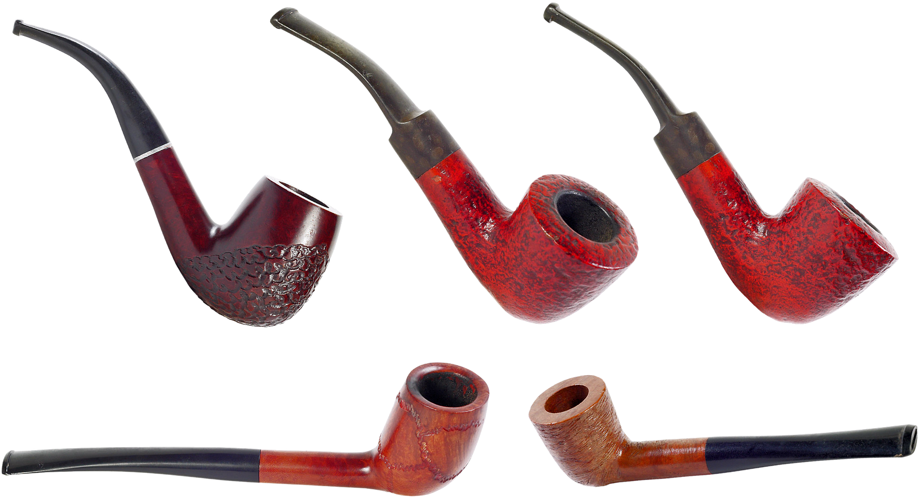 Assorted Tobacco Pipes PNG Image