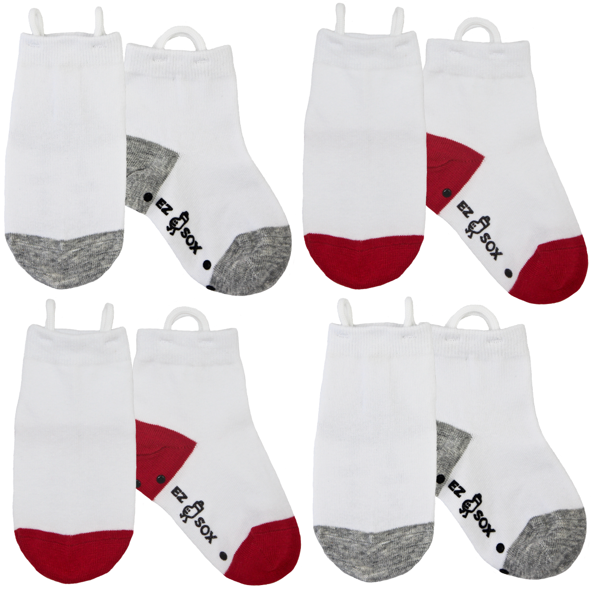 Assorted White Ankle Socks PNG Image