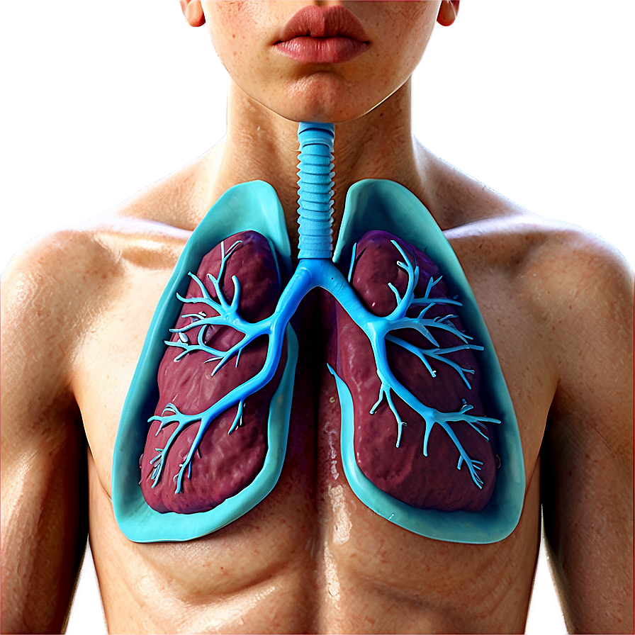 Asthma Affected Lung Png Vhd32 PNG Image