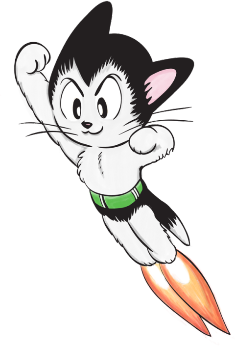 Astro_ Boy_ Flying PNG Image