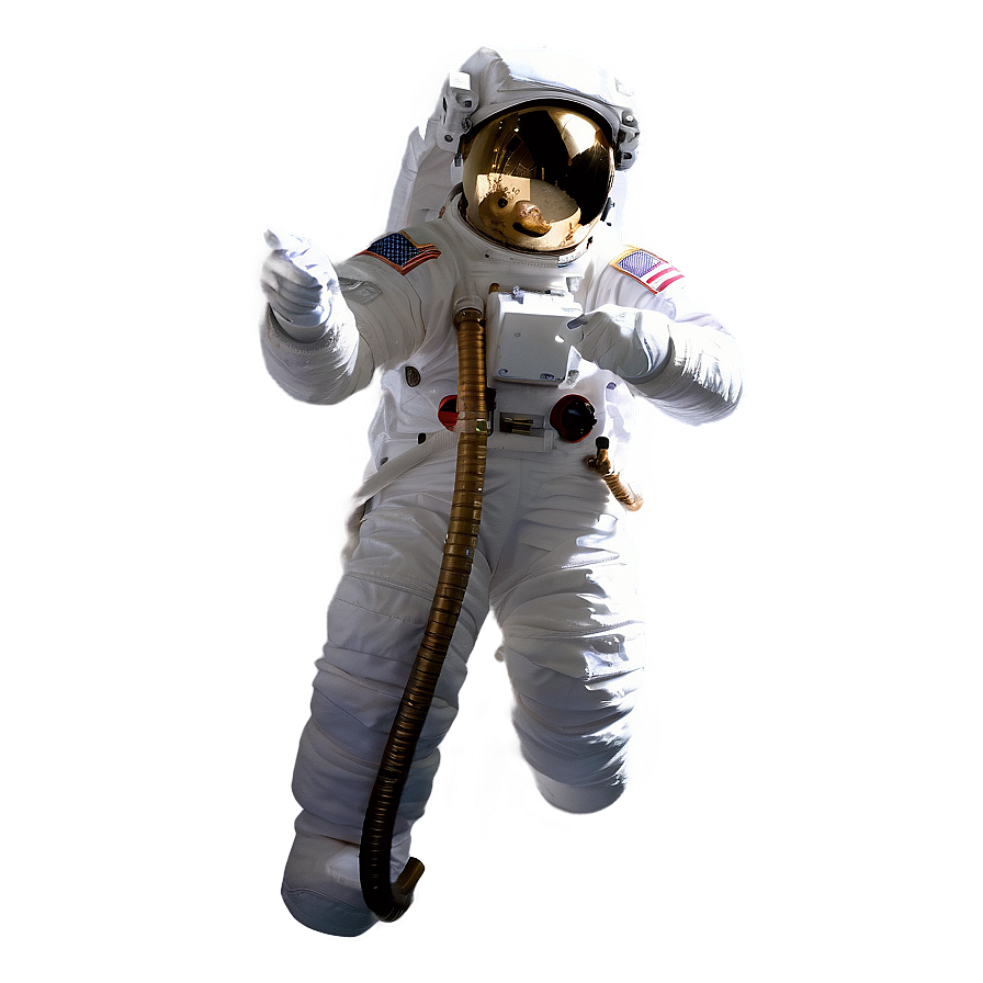 Astronaut And Satellite Png Wyn PNG Image