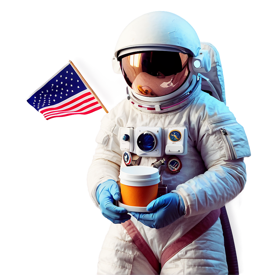 Astronaut With Space Food Png 05212024 PNG Image