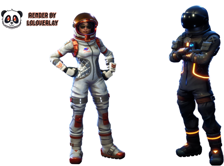 Astronauts_ Rendered_by_ Loloverlay PNG Image