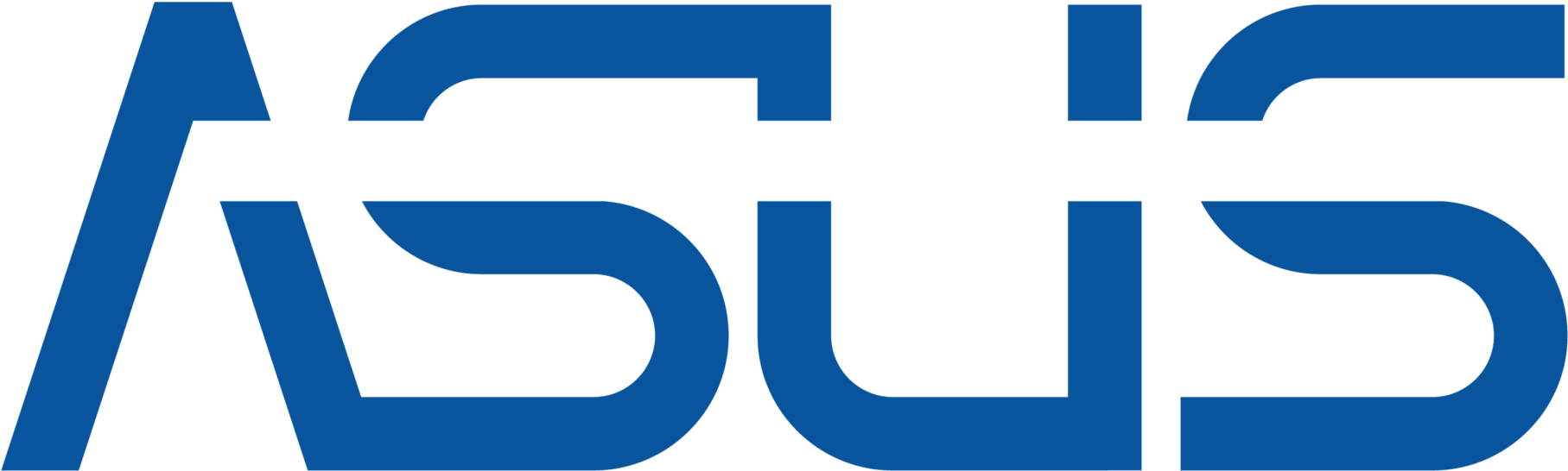 Asus Logo Blue Background PNG Image