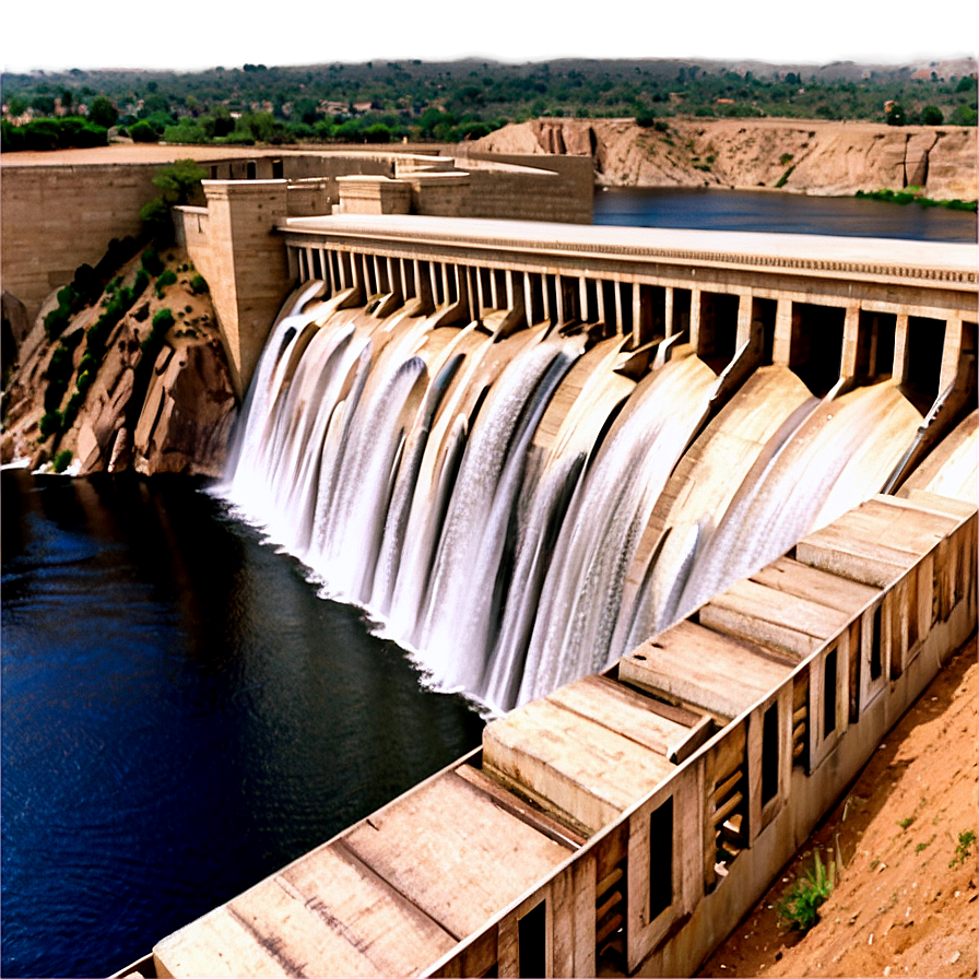 Aswan High Dam Egypt Png Ohh86 PNG Image