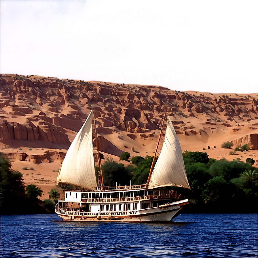 Aswan Nile River View Png Fjl91 PNG Image