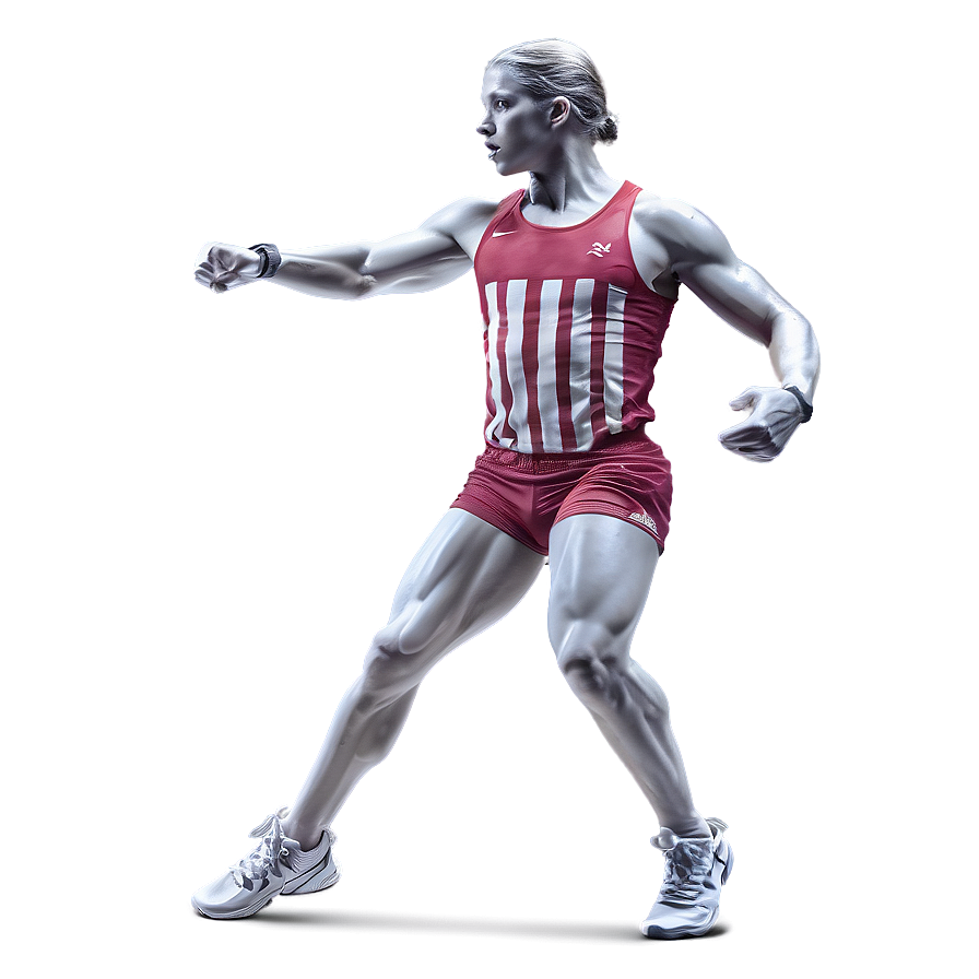 Athlete Figure Drawing Png Lqn PNG Image