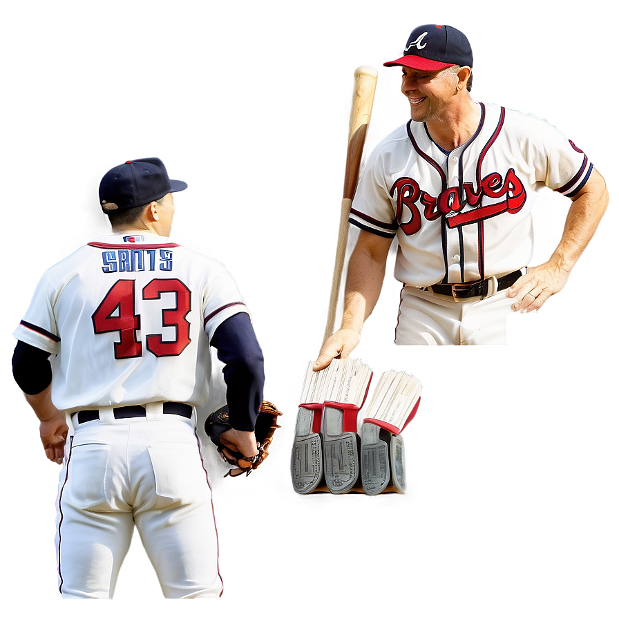 Atlanta Braves Historic Moments Png Vnh PNG Image