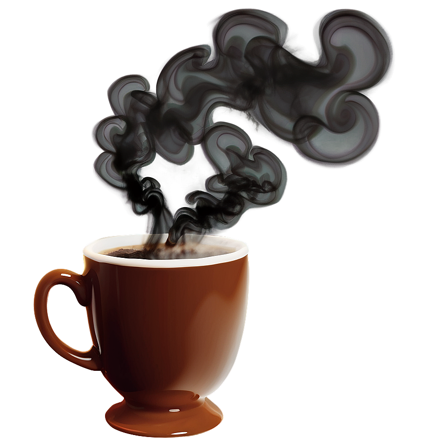 Atmospheric Coffee Smoke Png Goh PNG Image