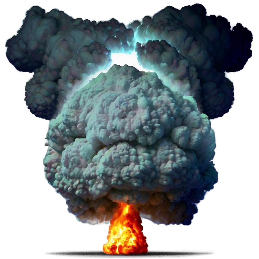 Atomic Explosion Simulation Png Fdu PNG Image