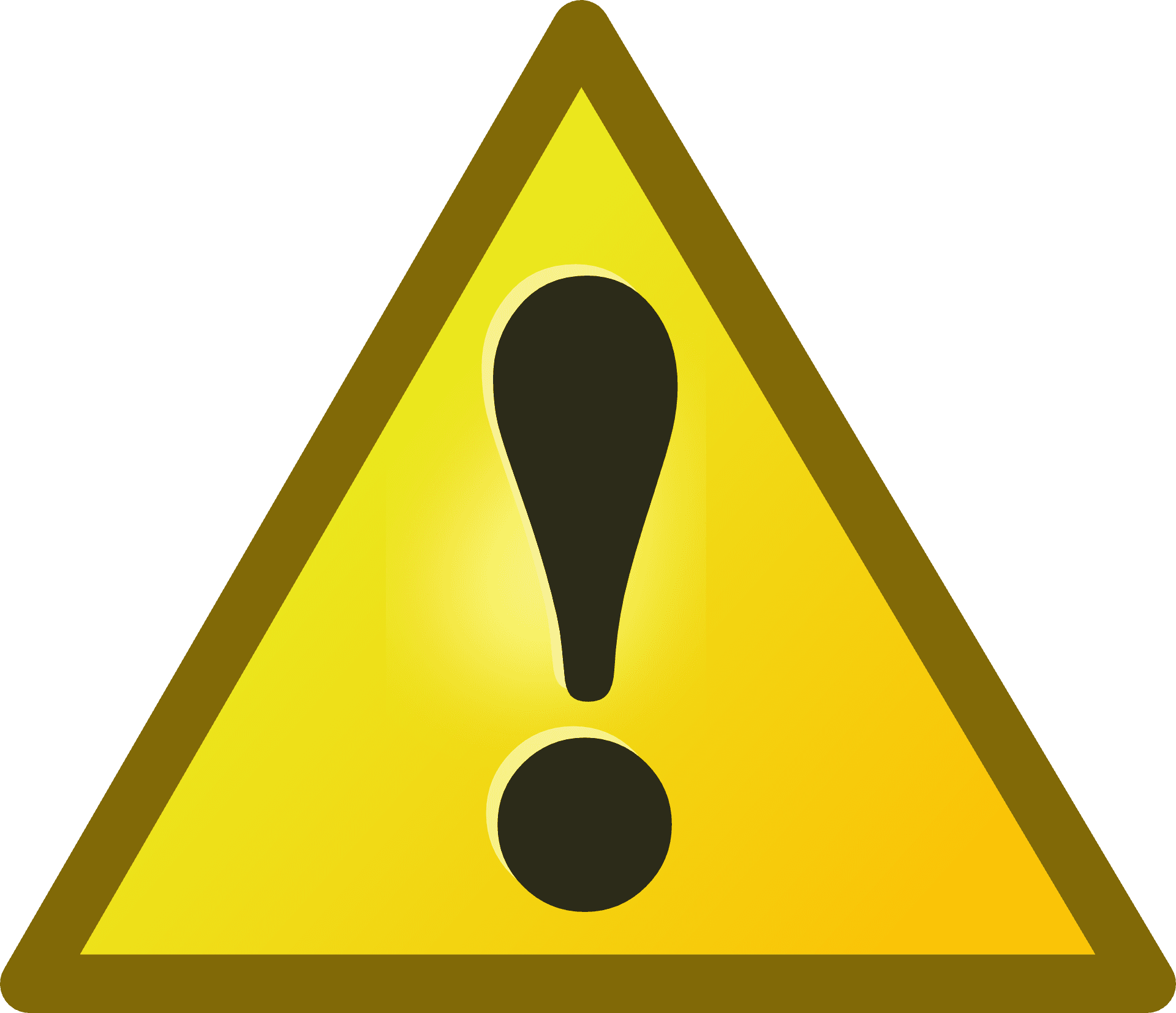 Attention Alert Sign Graphic PNG Image