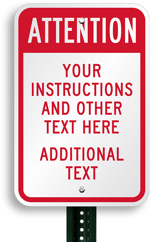 Attention Sign Blank Template PNG Image