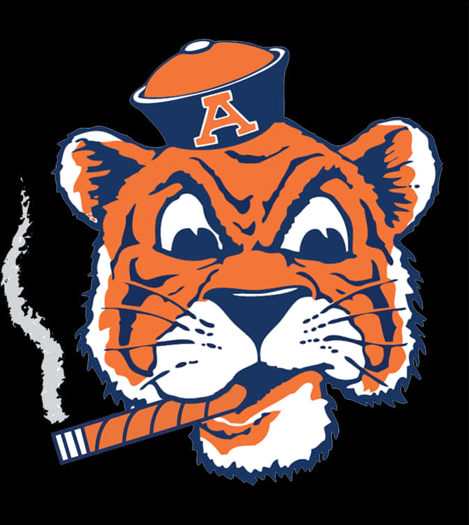 Auburn Tigers Mascot Logo PNG Image