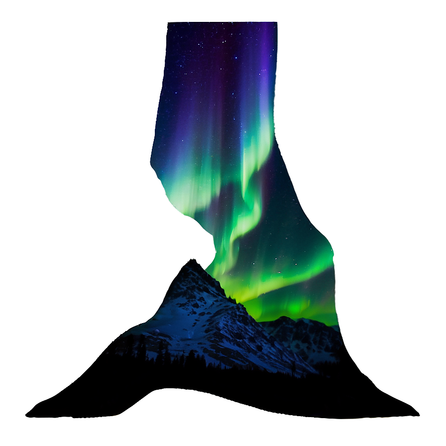 Aurora Borealis B PNG Image