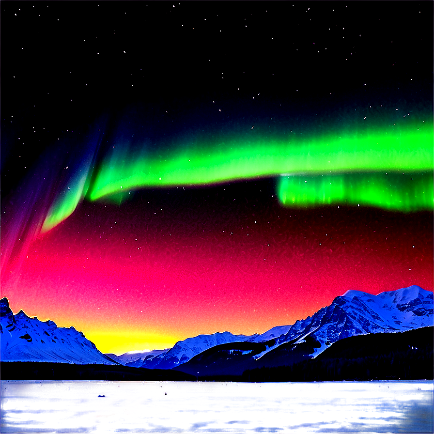 Aurora Borealis Landscape Png 29 PNG Image