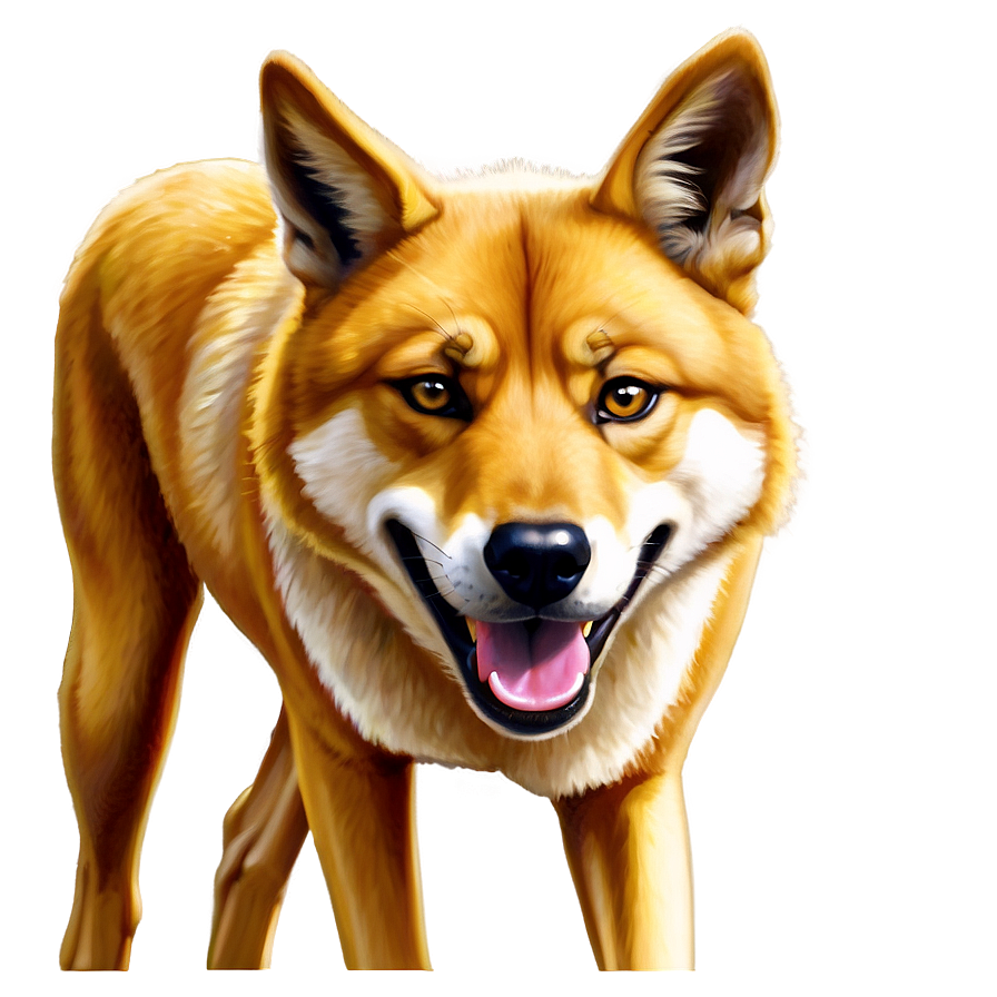 Australian Dingo Drawing Png Oud84 PNG Image