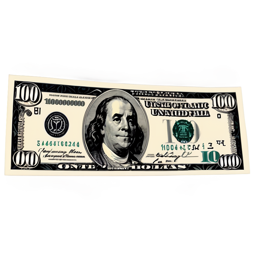 Authentic 100 Dollar Bill Png 05242024 PNG Image