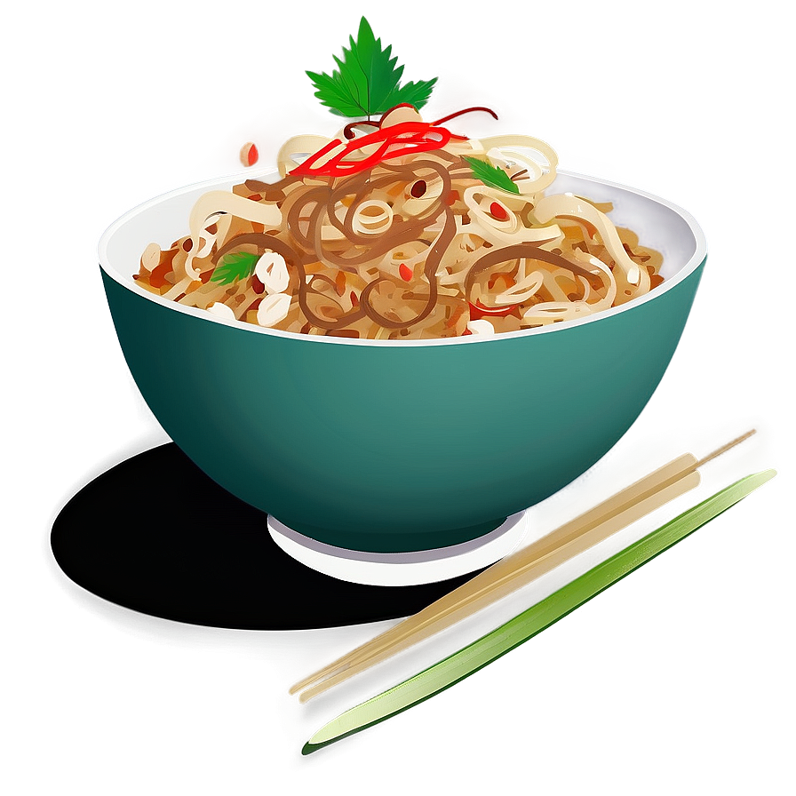 Authentic Bangkok Pad Thai Png Qhx PNG Image