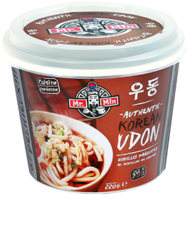 Authentic Korean Udon Noodle Cup PNG Image