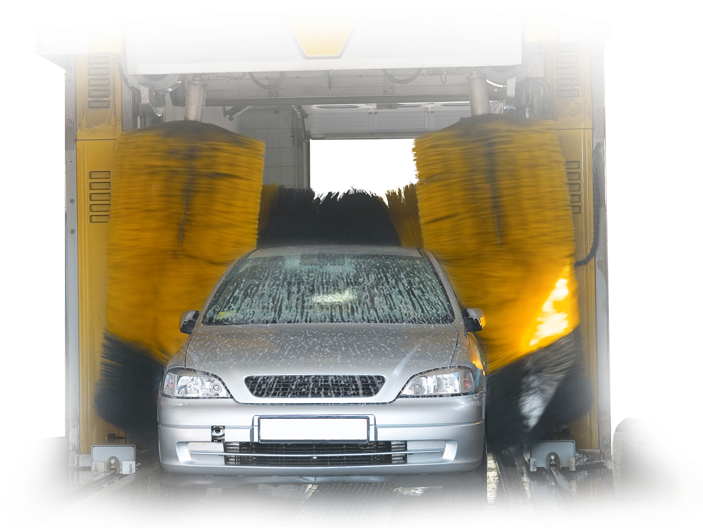 Automatic Car Washin Action PNG Image