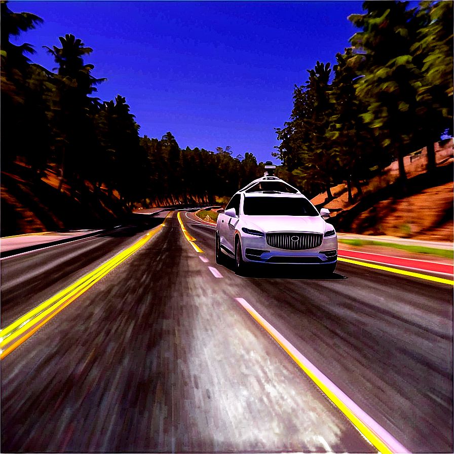 Autonomous Car Driving Png 80 PNG Image