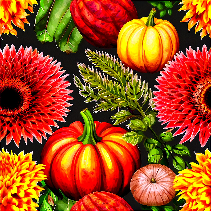 Autumn Bouquet Png Jgo PNG Image