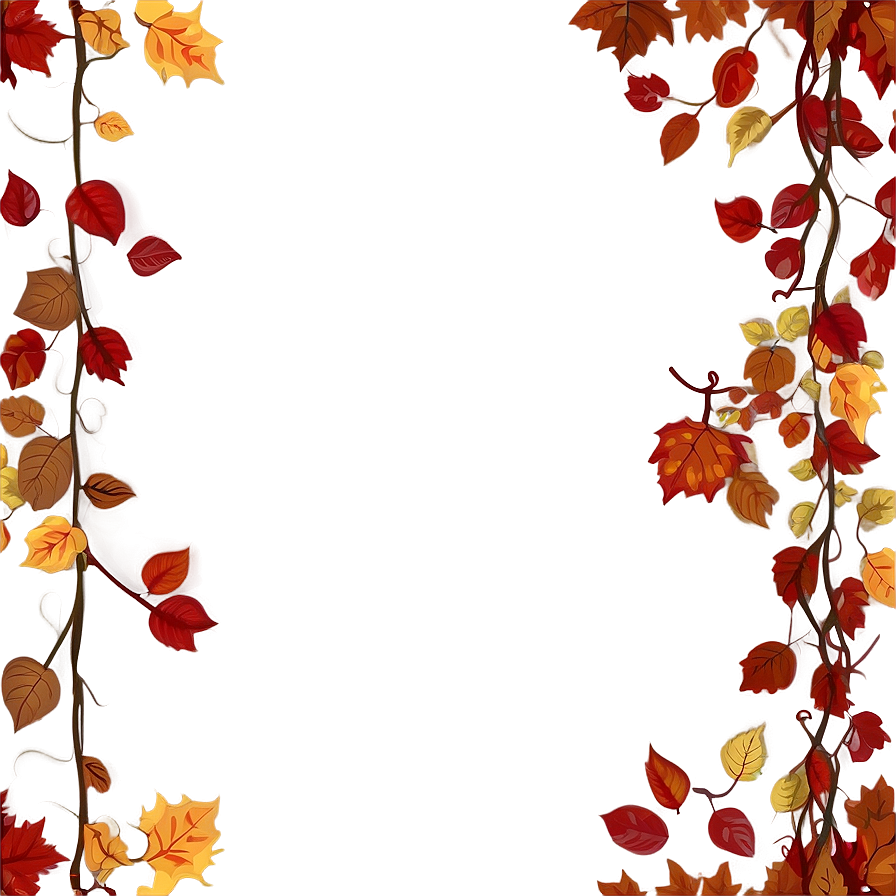 Autumn Colored Vine Png Rgh PNG Image