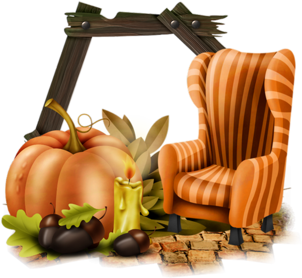 Autumn Harvest Comfort PNG Image