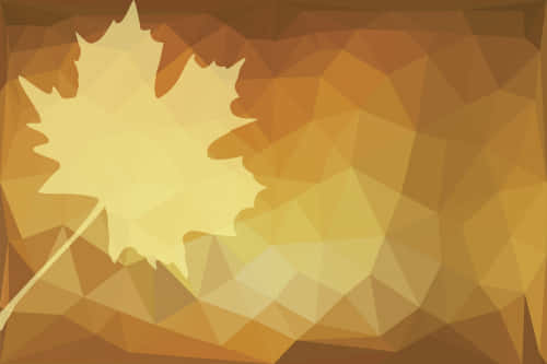 Autumn Leaf Abstract Background PNG Image