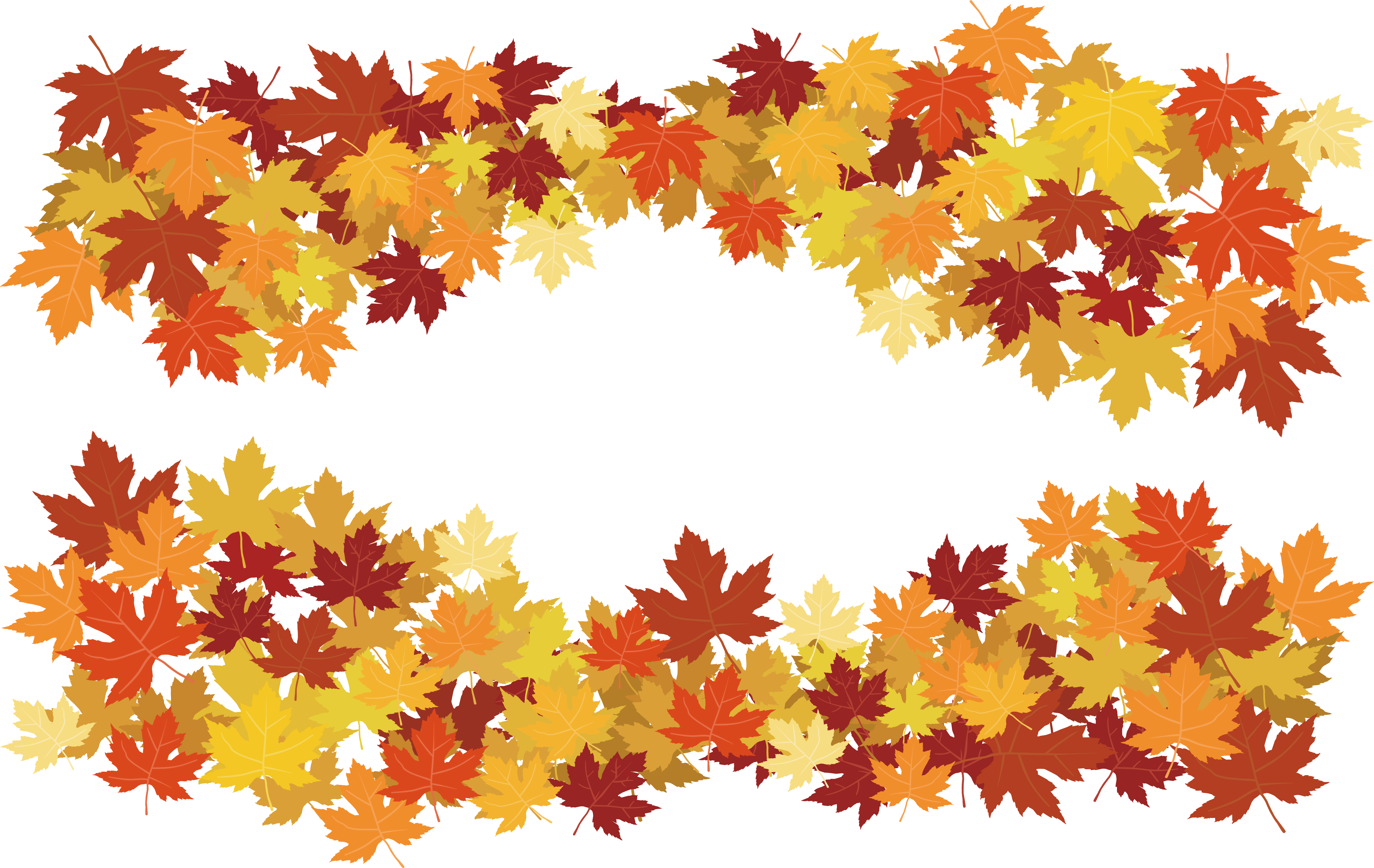 Autumn_ Leaf_ Border_ Design PNG Image