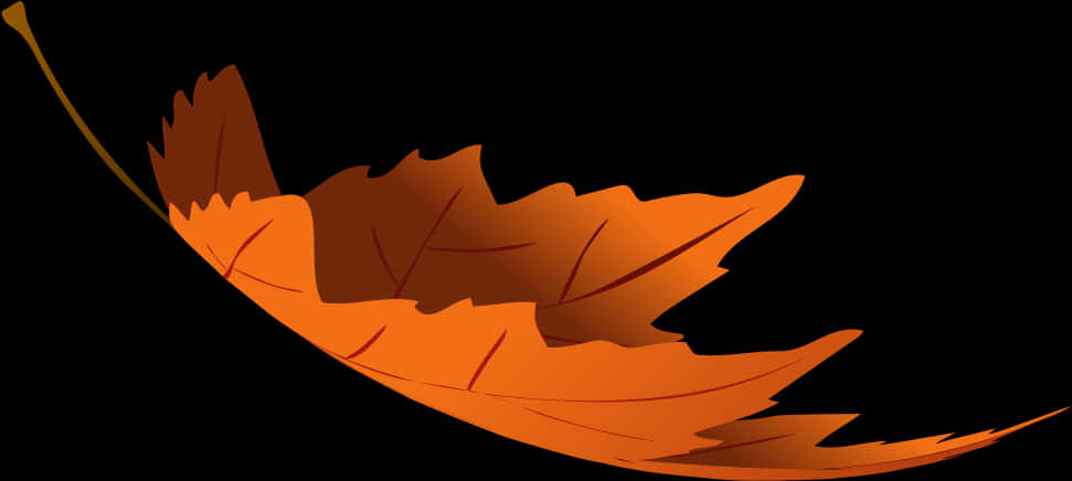 Autumn_ Leaf_ Silhouette_ Vector PNG Image