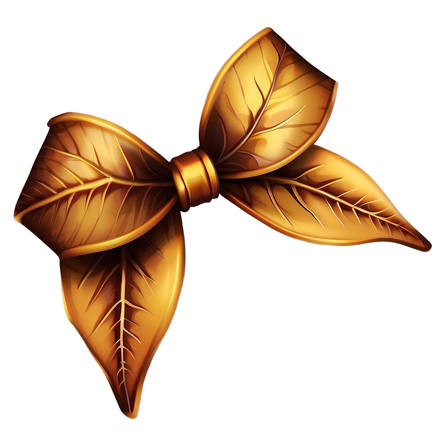 Autumn Leaves Bow Png 14 PNG Image