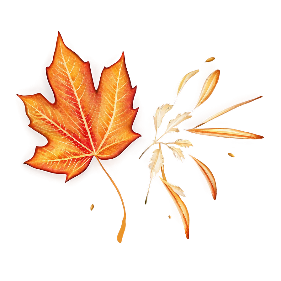 Autumn Leaves In Wind Png 05042024 PNG Image