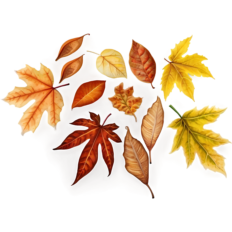 Autumn Leaves Overlay Png Rsc90 PNG Image