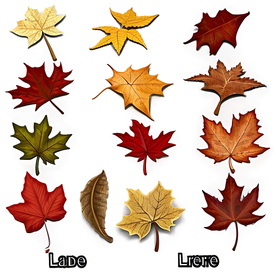 Autumn Leaves Pattern Png 48 PNG Image