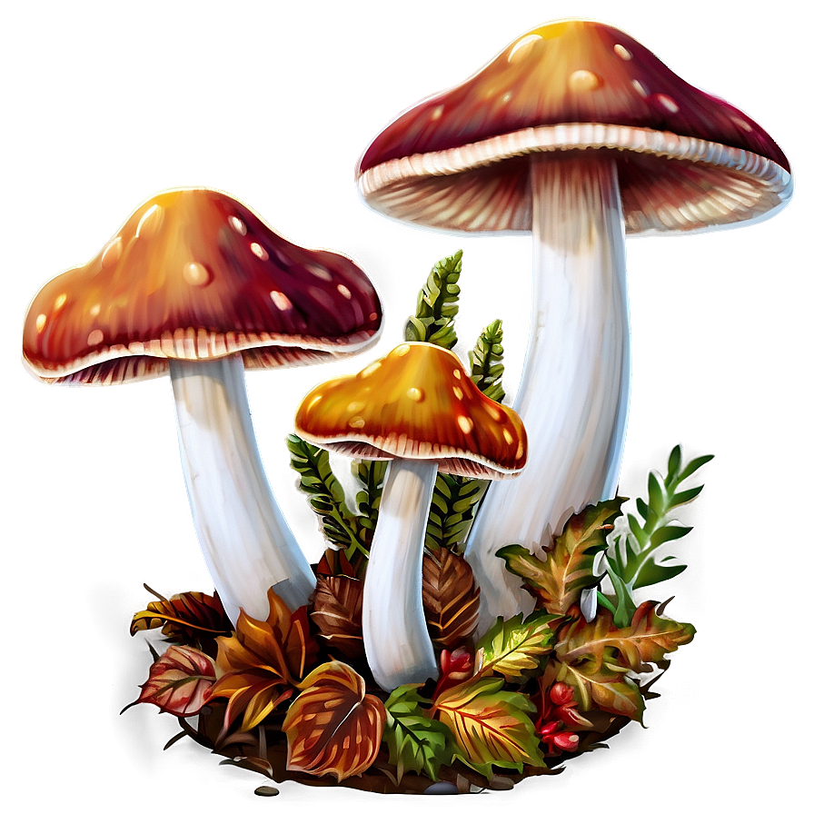 Autumn Mushroom Png 18 PNG Image