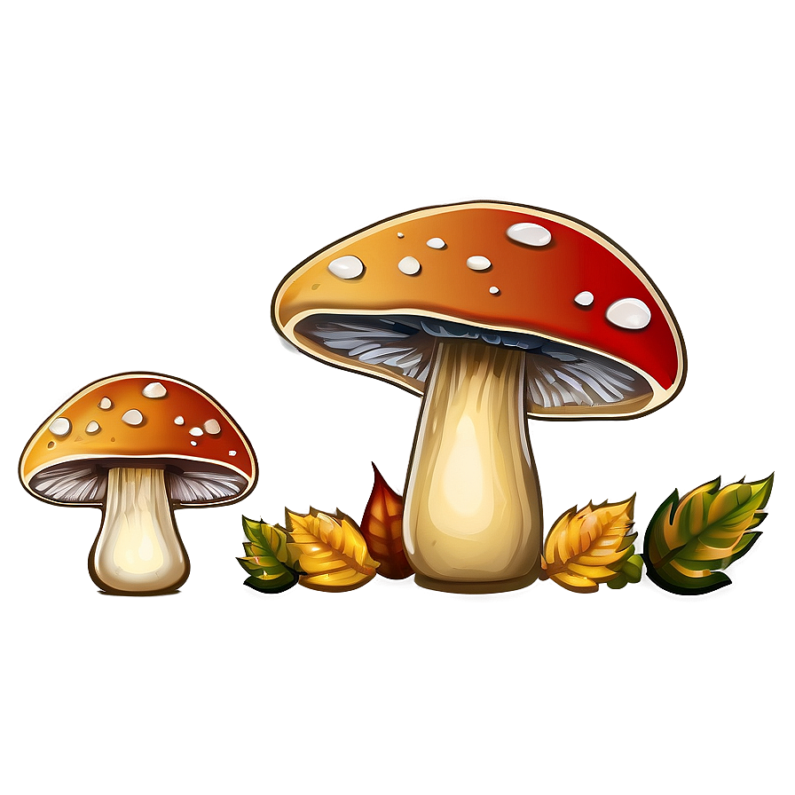 Autumn Mushroom Png Bic15 PNG Image