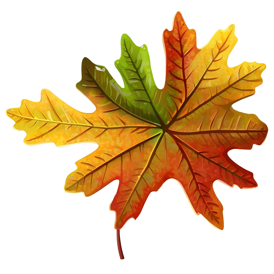 Autumn Oak Leaf Clipart Png 06292024 PNG Image