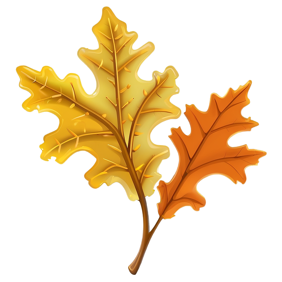 Autumn Oak Leaf Clipart Png Eqv5 PNG Image