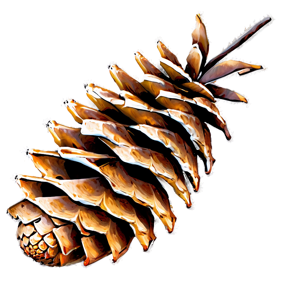 Autumn Pinecone Graphic Png 06132024 PNG Image