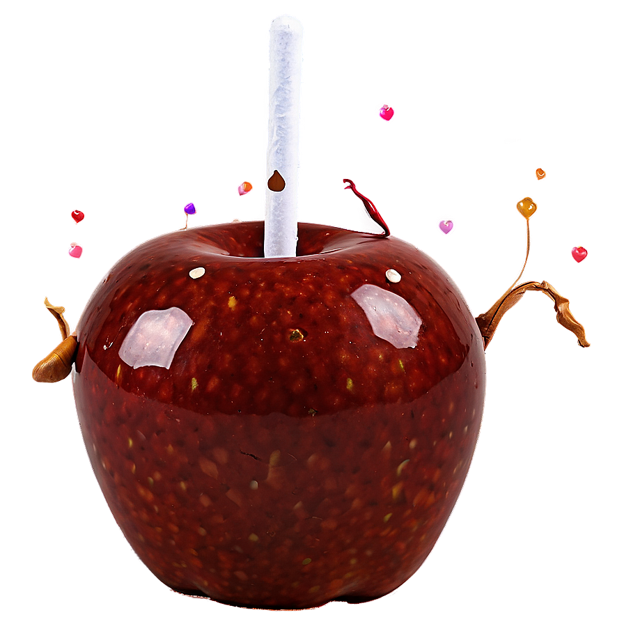 Autumn Spice Candy Apple Png Pai PNG Image