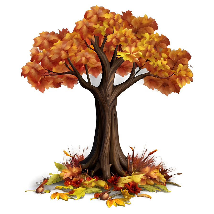 Autumn Tree B PNG Image