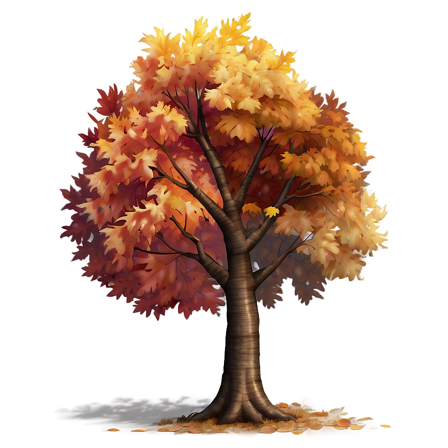 Autumn Tree Drawing Png Tjx84 PNG Image